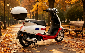 Xe tay ga mới tiết kiệm xăng: Đẹp như Vespa, giá ngang Honda Lead