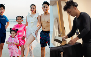Phan Hiển lộ ảnh chuẩn "chồng quốc dân", cưng chiều Khánh Thi khiến dân tình trầm trồ