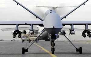Xem UAV chiến đấu MQ-9 của Mỹ bốc cháy trên bầu trời Iraq