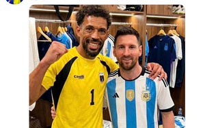 Thủ môn Vozinha khoe ảnh khoác vai Messi giữa tin đồn gia nhập đội bóng của Beckham