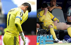 Courtois rời sân trong nước mắt vì chấn thương, cay đắng nhìn Bỉ thua nghiệt ngã trước Tây Ban Nha