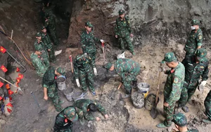 Huy động 5 Đội K quy tập hài cốt liệt sĩ tại Công viên Lê Thị Riêng