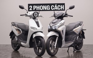 Hai xe máy điện VinFast mới liên tục được hé lộ thông số: Một mẫu cốp lớn, mẫu kiểu Vario chạy tới 90km/h, có kết nối app