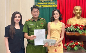 Hoa hậu Văn hóa Thế giới 2026 nhận lại tài sản nhờ Công an TP Hà Nội