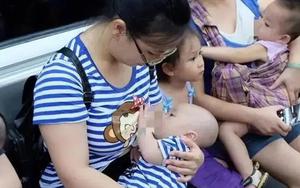 Mẹ bỉm bị chê "vô duyên" vì cho con bú trên tàu, câu đáp trả "bá khí" của 1 bác gái khiến cả toa tàu im lặng
