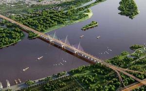 Nhận "lệnh" hoàn thành trong 24 tháng, siêu dự án vượt sông Hồng gần 20.000 tỷ đồng, nối Tây Hồ với Đông Anh có tiến độ ra sao?