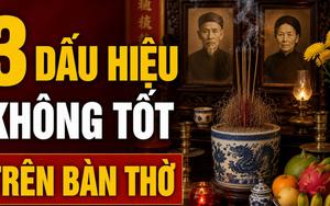 3 dấu hiệu không tốt trên bàn thờ