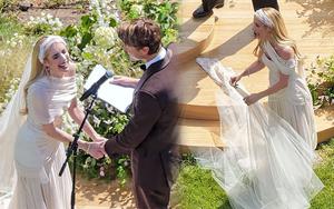 Đám cưới hot nhất Hollywood hôm nay: Cô dâu như xé màn ảnh bước ra, minh tinh Người Đàn Bà Đẹp rạng rỡ chúc mừng cháu gái