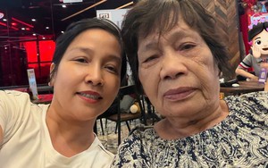 Mẹ ruột Mỹ Linh 85 tuổi vẫn hộ tống con gái