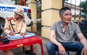 Bị phát hiện nồng độ cồn, tài xế nói 'không uống rượu bia, mặt đỏ do làm việc'
