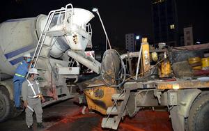 Phát hiện hơn 100 xe tải trộn bê tông từng đổ 1.200 m³ xuyên đêm, công trình ngầm dài 236 m, sâu 32 m lộ diện