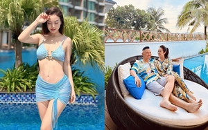 Hoa hậu đẹp bậc nhất Việt Nam tỏ tình với đại gia: "Nghe chàng hát, em vẫn bị gục ngã như lần đầu"