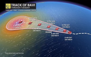 Siêu bão Ba Vì trở thành cơn bão mạnh bậc nhất hành tinh năm 2026 đang càn quét, kịch bản sắp tới là gì?