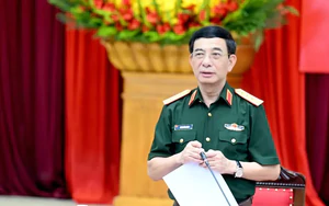 Đại tướng Phan Văn Giang làm việc với Ban Thường vụ Tỉnh ủy Nghệ An