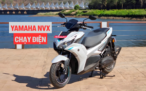 Yamaha NVX bản thuần điện mở bán: Kiểu dáng y hệt xe xăng, 'hy sinh' cốp để đặt pin, đi được 117 km/sạc