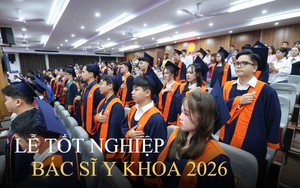 Lễ tốt nghiệp khóa Bác sĩ Y khoa đầu tiên của trường Đại học Đại Nam