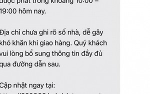 Cảnh báo tất cả những ai nhận được tin nhắn thông báo giao hàng này: Tuyệt đối không bấm