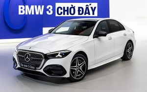 Mercedes-Benz C-Class nâng cấp lớn với mặt ca lăng phát sáng khủng, đèn xịn hơn, tích hợp ChatGPT, có tính năng lấy từ S-Class, 'phả hơi nóng' lên 3 Series