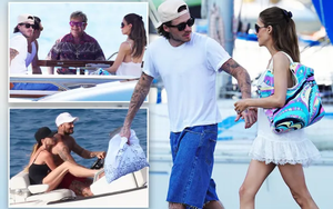 Địa Trung Hải “chia đôi” nhà Beckham: Cậu cả tình tứ cùng vợ xuất thân nhà tỷ phú, Beck-Vic và các con quây quần trên du thuyền khác