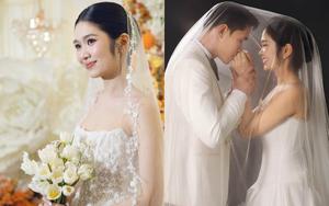 Trung vệ điển trai nhất nhì Việt Nam bất ngờ tung ảnh cưới hotgirl Ngân hàng, cô dâu xinh như mộng gây sốt