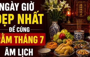 Ngày giờ đẹp nhất để cúng Rằm tháng 7 năm 2026