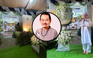 Tang lễ cố nghệ sĩ Mã Trung: Người thân lặng lẽ bên di ảnh, Lan Ngọc, vợ chồng Thu Trang chia buồn
