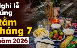 Nghi lễ cúng Rằm tháng 7 năm 2026