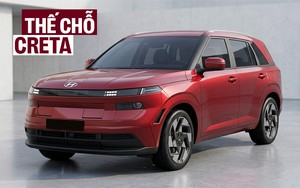 SUV Hyundai mới sắp ra mắt sẽ hợp nhất cả Kona và Creta đang bán ở Việt Nam: Dài hơn, dáng góc cạnh hơn, tiện nghi ‘vượt phân khúc’