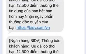 Công an phát thông báo đến những ai nhận được tin nhắn SMS gửi từ ngân hàng với nội dung sau