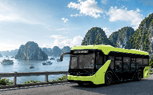 VinBus dừng tuyến xe buýt miễn phí Hà Nội - Hạ Long Xanh