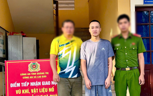 Bùi Văn Hiếu SN 1999 đã ra đầu thú sau thời gian lẩn trốn tại nhiều tỉnh, thành
