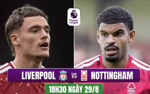 Nhận định Liverpool vs Nottingham, 18h30 ngày 29/8: 'The Kop' trút giận