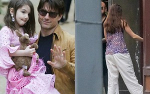 "Tóm dính" khoảnh khắc Suri Cruise lộ diện sau khi cắt đứt quan hệ với bố ruột Tom Cruise