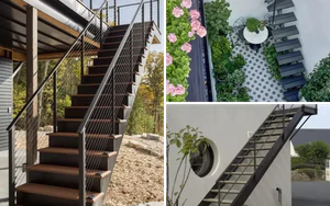 Vì sao nhiều gia đình thích làm thêm cầu thang bên ngoài nhà?