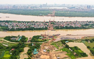 Đại công trường cầu Tứ Liên thay đổi ra sao sau hơn một năm thi công?