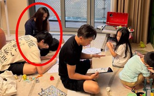 Cường Đô La khoe ảnh gia đình, cô gái lạ mặt ngồi cạnh Subeo thành tâm điểm