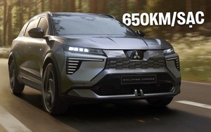 SUV điện Mitsubishi ngang cỡ Xforce có giá quy đổi từ 990 triệu đồng, đầy pin đủ chạy Hà Nội - Huế