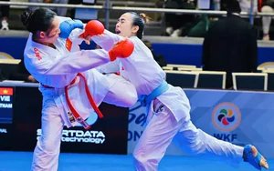 Võ sĩ karate Nguyễn Thị Diệu Ly quyết tâm giành huy chương ASIAD 20
