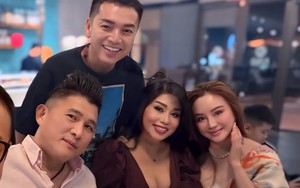 Vy Oanh sang Mỹ gặp cả chồng cũ Hồng Đào, khoe nhan sắc “má bánh bao”