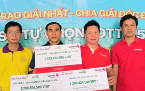 Người trúng 3 giải nhất Vietlott không đeo mặt nạ