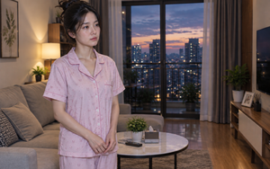 Vợ vượt mưa ngập về đón con, còn chồng đi đón con hộ đồng nghiệp, biết lý do người phụ nữ nghẹn lời
