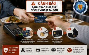 Công an cảnh báo thủ đoạn lừa đảo mới liên quan đến thẻ ngân hàng
