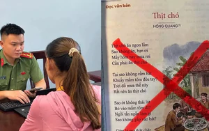 Đăng ảnh bài thơ ‘Thịt chó’ do AI tạo, người phụ nữ bị công an mời làm việc