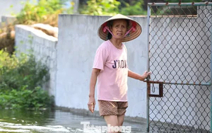 Sau 5 ngày, ‘rốn lũ’ Hà Nội vẫn mênh mông nước