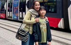 Ốc Thanh Vân đưa con trai trở lại Úc