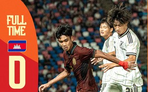 Thua 0-8, tuyển Campuchia “vỡ mộng” tranh ngôi nhất bảng giải châu Á