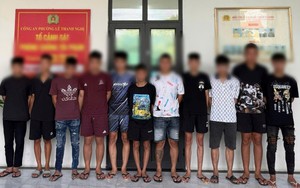 Khởi tố 12 thanh thiếu niên mang hung khí náo loạn đường phố Hải Phòng