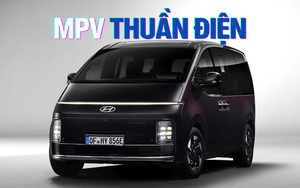 Hyundai Staria thuần điện ra mắt: Dài hơn 5,2 m, trang bị 9 chỗ ngồi, sạc đầy đi gần 450 km