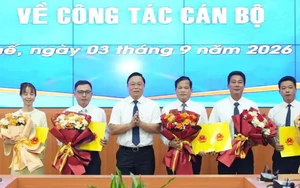 Điều động, bổ nhiệm nhân sự mới ở 4 tỉnh, thành