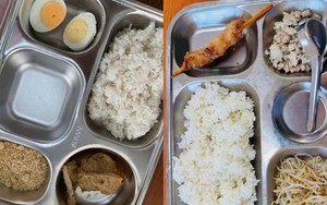 Khay cơm bán trú lèo tèo đã được nhiều người nhìn qua, sao vẫn đến tay trẻ?